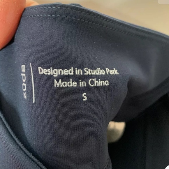 Zuda Womens Z Stretch Momentum Navy Leggings Small - Picture 7 of 9